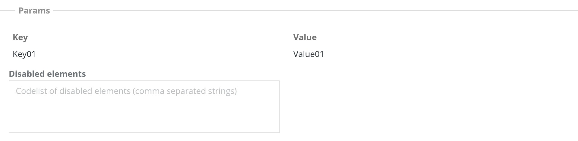 Bus Descriptor Parameters