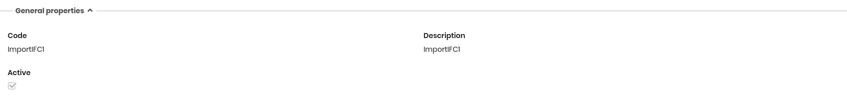 IFC Template General Properties