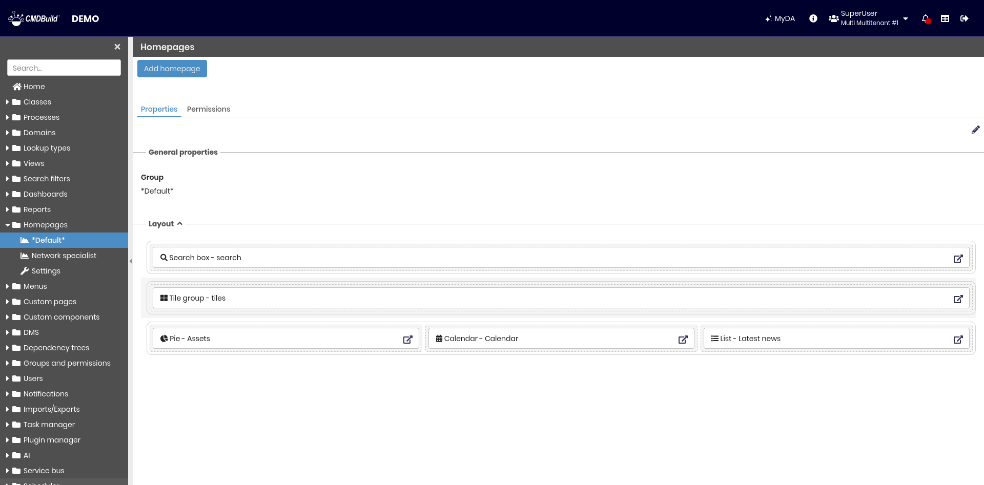 Homepage