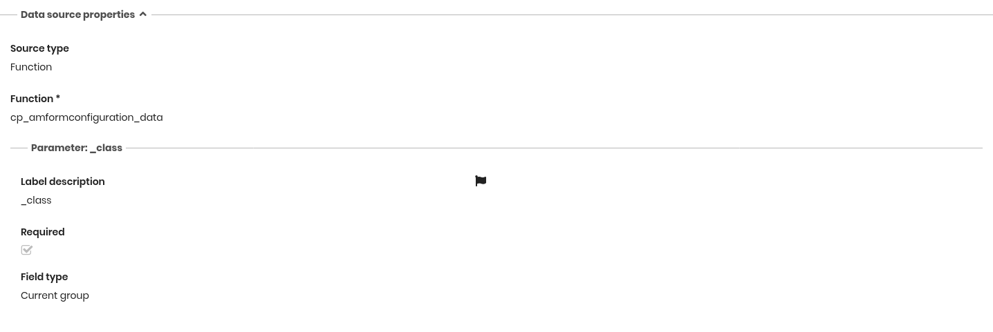 Table Chart Configuration